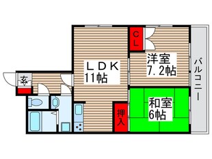 マンション　フジフィールドの物件間取画像